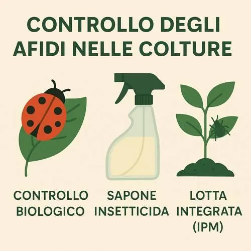 infografica agricolture e afidi