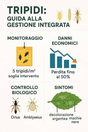 infografica gestione integrata tripide europeo dei fiori
