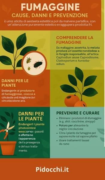 infografica sulla fumaggine foto