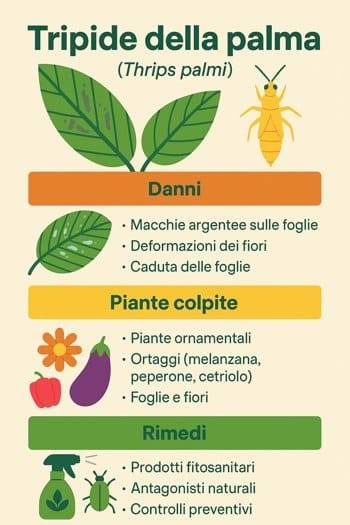 infografica tripide della palma